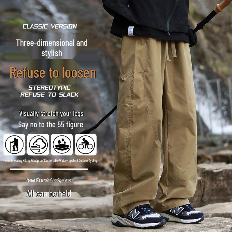 

Мужские стильные брюки карго прямого кроя - Ветровка для занятий спортом на открытом воздухе и альпинизма M