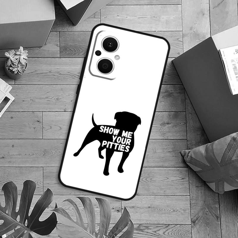Pitbull Dog Phone Case For OPPO Reno 14 12 11 13 F 10 Pro 8T 8 Lite OPPO Find X9 X8 X6 X5 Pro Back Cover