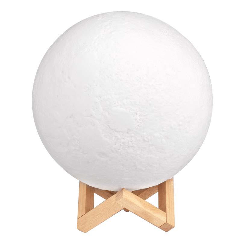 LED Moon Lamp - Touch-Activated Starry Sky Atmosphere Lamp for Bedside or Decor