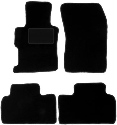 Tapetes de veludo preto para: Honda Civic IX sedan (2011-2016)