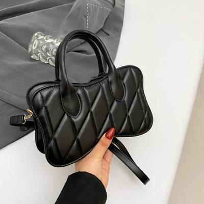 Módní jednobarevná kabelka Jarní všestranná taška přes rameno Malá čtvercová taška Dámská