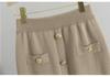 European & American Fragrance-Style Cardigan Sweater & Pencil Skirt Knitwear Set for Women - Spring & Autumn