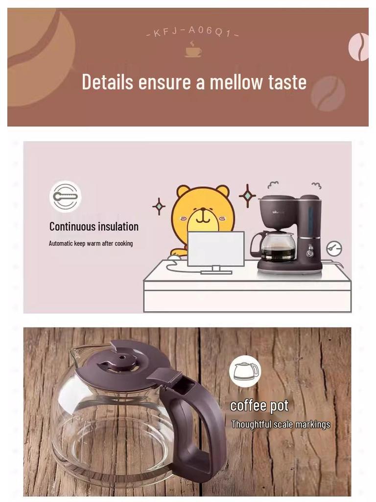 Little Bear All-in-One Automatic Drip Coffee & Tea Maker