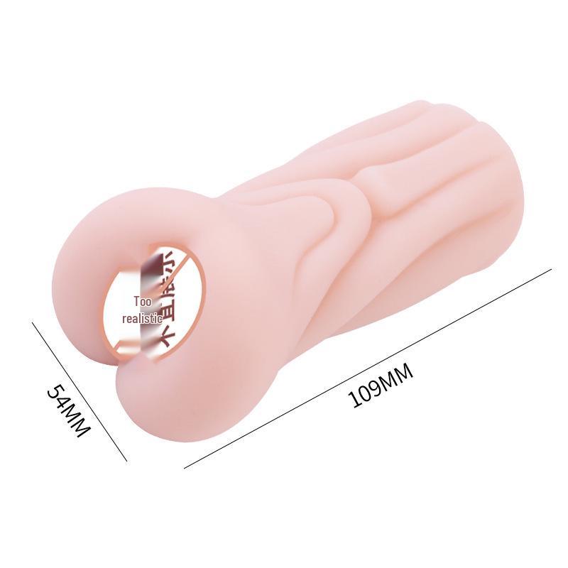 Lai Le Multi-Use Male Masturbator Cup: Mouth, Vagina, Anus Simulation, Reversible Design.