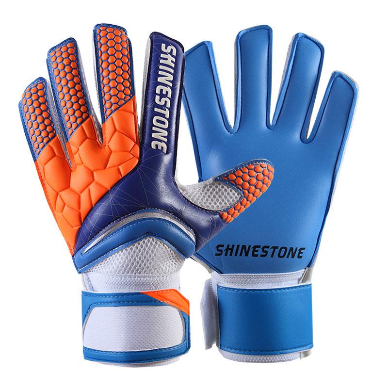 Перчатки вратаря для футбола Shinestone Kids Adults Size, профессиональные толстые латексные перчатки вратаря для футбола с защитой пальцев Kids Size 7