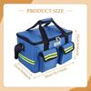 Emergency Bag, Empty, for Supplies, Organizer 14.17 X 8.66 Inches