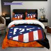 Strength Unity: Atlético Madrid Spirit Three-piece Set (1 * Duvet Cover + 2 * Pillowcase, Without Core) Duvet Cover and Pillowcase Bedding Set