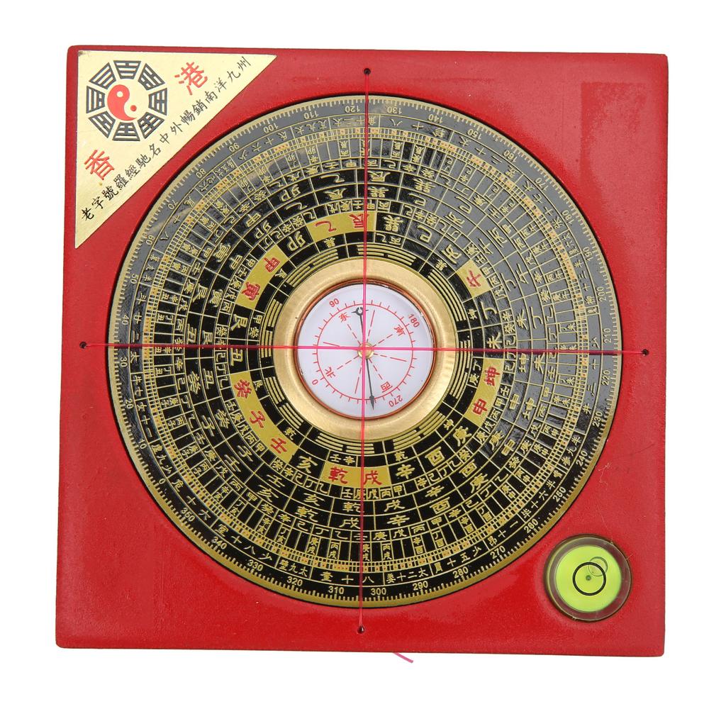 Chinese Feng Shui Luo Pan Durable Metal Plastic Survey Geomantic Omen Exorcise Evil Spirits