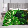 Wicked Musical Super Warm Blanket  Kids Plush Throw Blanket Comfortable Outdoor Flannel Bedspread Sofa Bed Cover