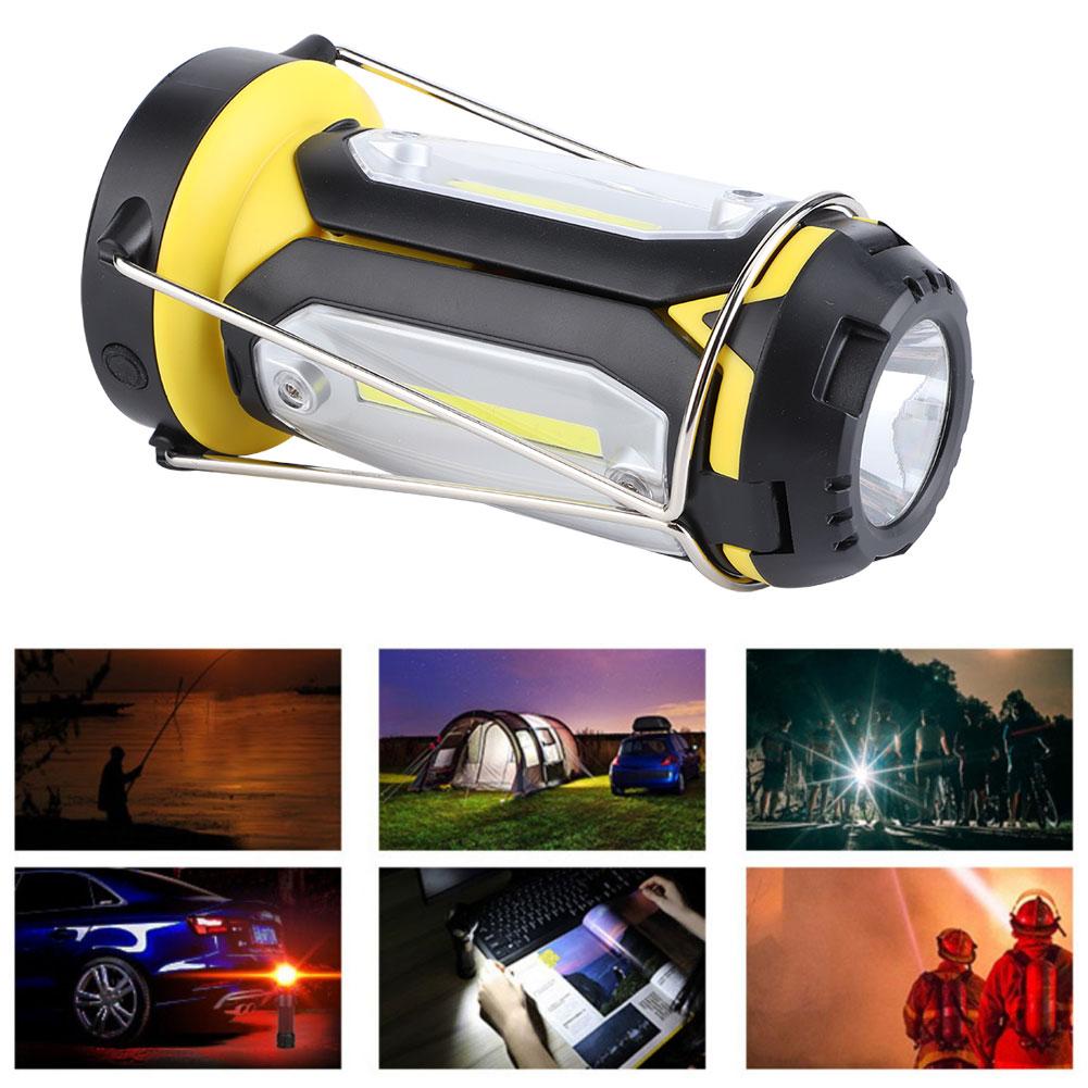 USB Charging LED Work Flashlight Mutifunctional Emergency Camping Hiking Lamp Outdoor Indoor Use