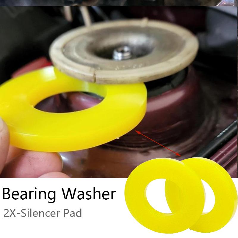 2Pcs Car Strut Top Mount Tower Suspension Steering Shock-Absorbing Bearing Washer Pad Accessories