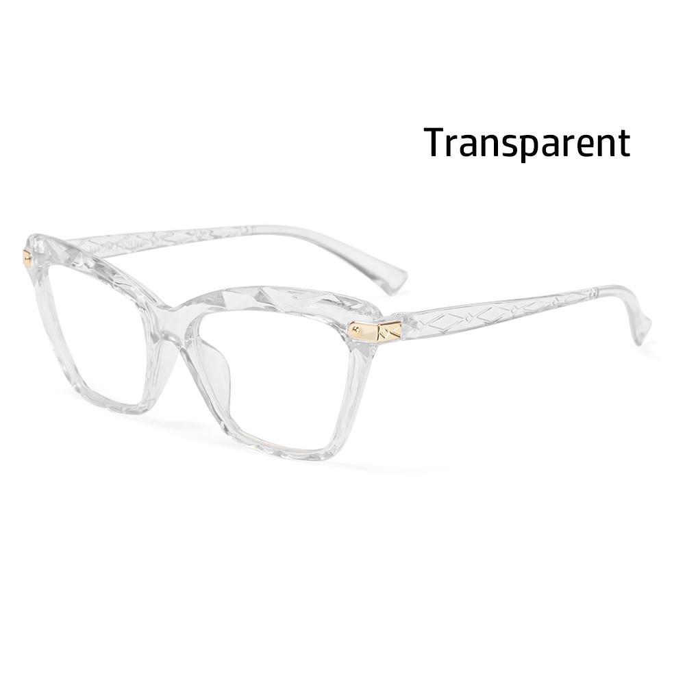 Square Vision Care Oversized Anti-blue Light Glasses Computer Goggles Multi-section Eyeglasses Cat Eye Eyewear