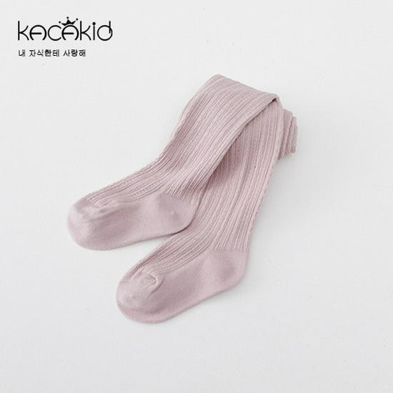 Autumn Cotton Baby Girls' Solid Color Tights and Leggings