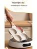 Non-Stick Deep Maifan Stone Pancake Frying Pan with Four-Hole Design for Easy Breakfast Cooking