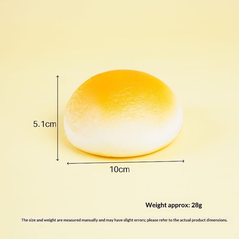 Realistic Steamed Bun Squishy Toy Soft Slow Rising Squeeze Fidget Toy Stress Relief Decompression Gift