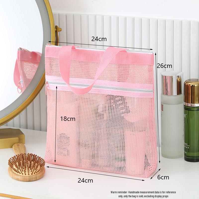 Portable Multi-Pocket Mesh Beach and Travel Bag