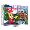 2025 Christmas Advent Calendar 24 Days of Christmas Scene Set Train Building Blocks Kits Countdown Calendar Gift for Children