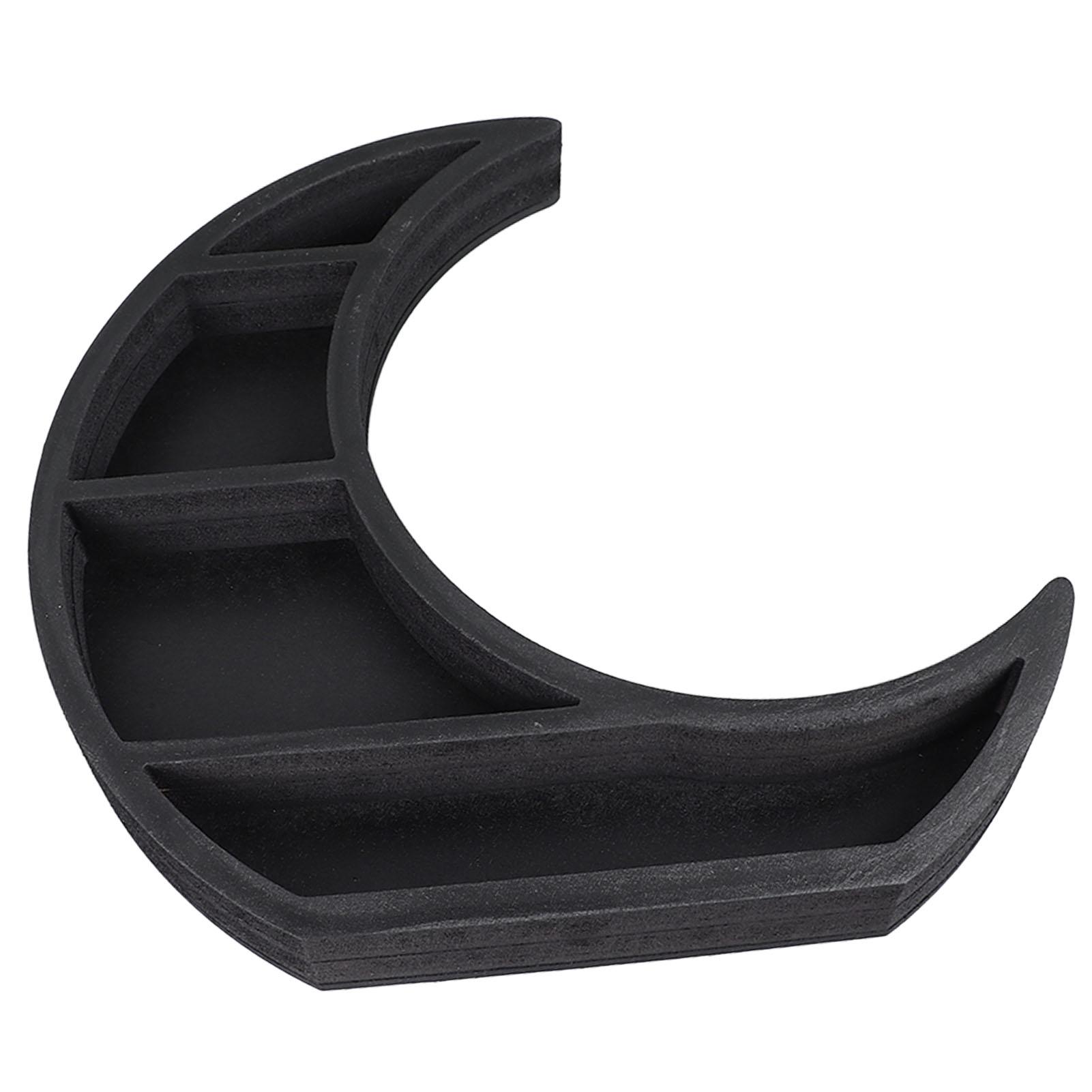 

Полка из лунного кристалла и дерева Инновационный современный стиль Декоративная многоярусная полка-дисплей в виде луны для дома