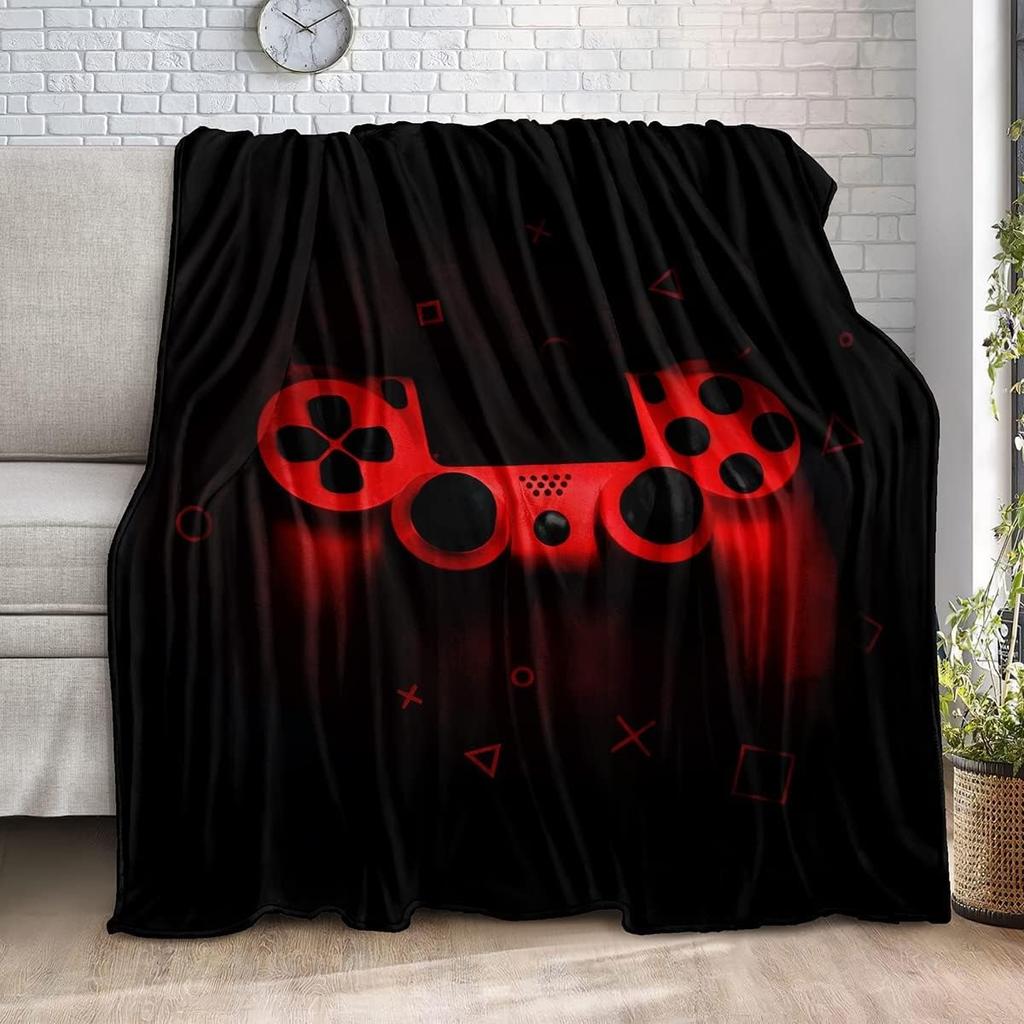 Super Soft Gaming Throw Blanket – Video Game-Inspired Gift for Kids, Teens & Boys – Perfect for Couch, Sofa or Bed