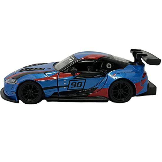 Kinsmart Toyota GR Supra Racing Concept Pullback Mini Car 1/36 (Blue)
