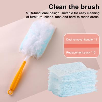 10Pcs Cleaning Brush Electrostatic Technology Multifunctional Static Dirt Collector Handleless Cleaning Tool