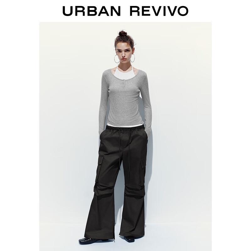 UR Women's Fall 2025 High-Waist Drawstring Flare Pants