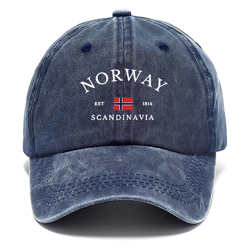 One Piece of NorwayInspired Cap Traditional Design Headwear PreWashed Caps for Men in 2025 Baseball Caps