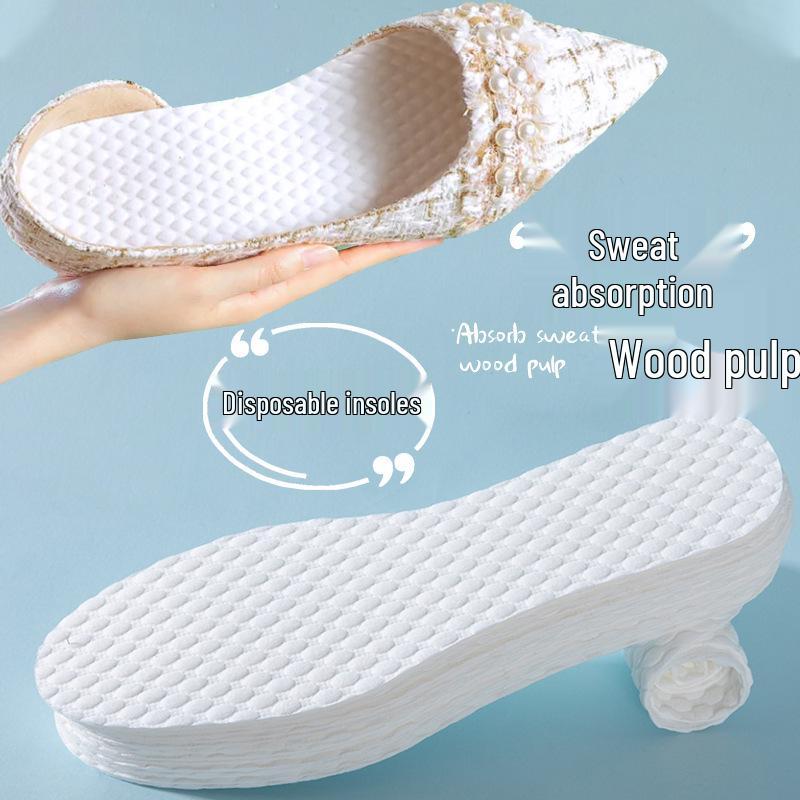 Wood Pulp Breathable Sport Insoles: Sweat-Absorbent, Wear-Resistant, Comfortable for Long Standing