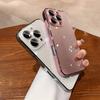 Plating Glass Lens Film Protection Case For For Iphone 17 16 1 14 13 11 12 Pro Max Tempered Glass Shockproof Bumper Hard PC Cover