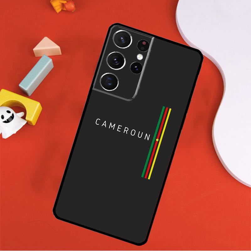 Republic of Cameroon Flag Phone Case For Samsung Galaxy S25 Ultra S24 Ultra S9 S10 S20 S21 S22 S23 Plus S24 FE Cover
