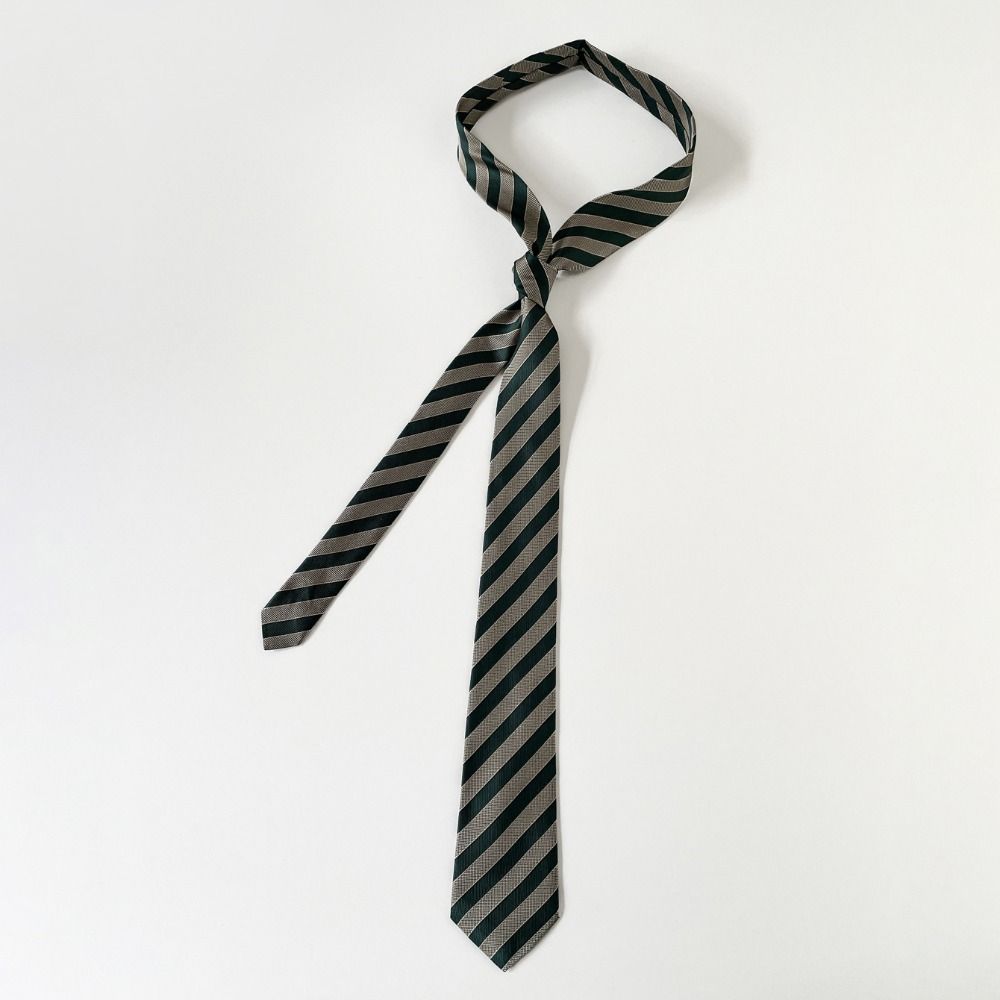 Korean Striped Tie Printed Shirt Tie Decoration Clothing Decoration JK Uniform Necktie  Students