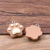 10pcs Resin Colorful Cat Claw Beads Cartoon Cat Claw Resin Pendant Bead  Earring Making