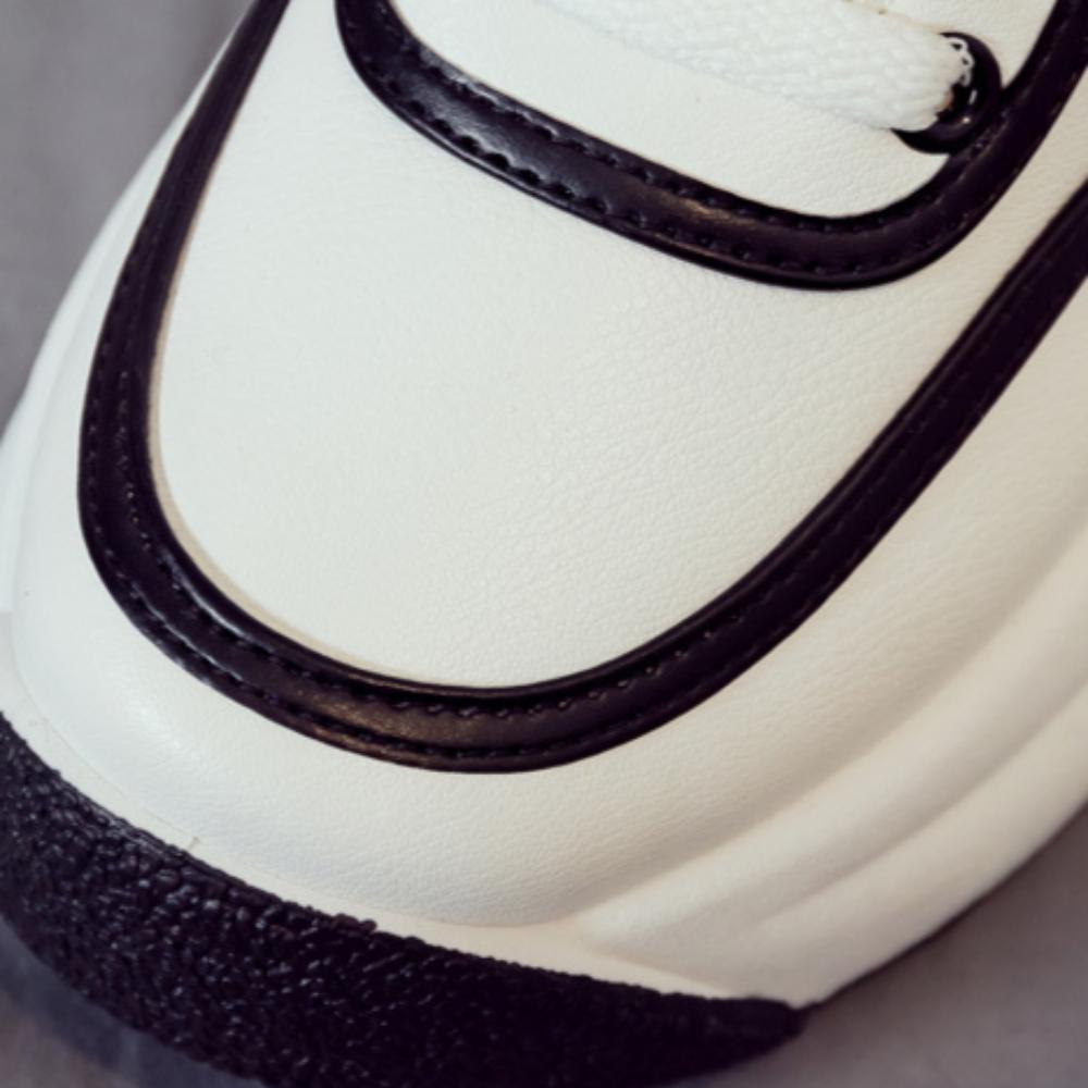 Versatile Little White Shoes Women's Sports and Leisure Dad Shoes Platform Shoes