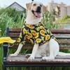Pet Sunflower Shirt Summer Thin Trendy Clothes Sunscreen Clothes Large Dog Golden Retriever Samo Labrador