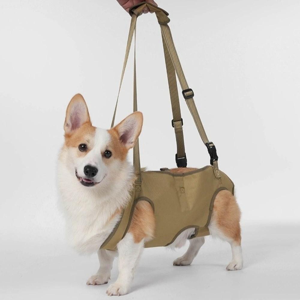Adjustable Pet Auxiliary Vest Soft Lining Thicken Handle Support Harness Mobility Aid Full Body Support Pet Auxiliary Sling