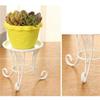 2x Tabouret Fleur Métal Support Fleur Style Européen Tabouret Balcon Sol Jardin Pot à Fleurs Support Planteur A