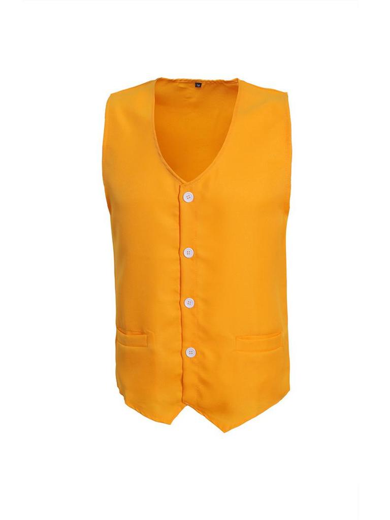 Customizable Single-Breasted Outdoor Volunteer Vest with Text & Logo Options