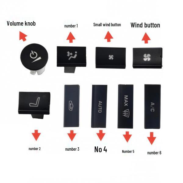 

Jaguar XF/XE/F-PACE AC Control & Volume Button Adjustment Panel Type 2