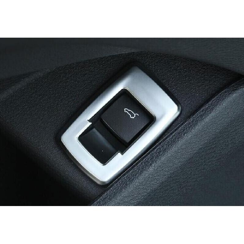 Matte Silver 2018- Fit For BMW X2 F39 Inner Tailgate Rear Door Switch Cover