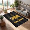 Boston Bruins Kristal Kadife Halı, Ev Dekorasyonu Hediyesi İçin Kişiye Özel İsim Yazılı Kaymaz Zemin Paspası