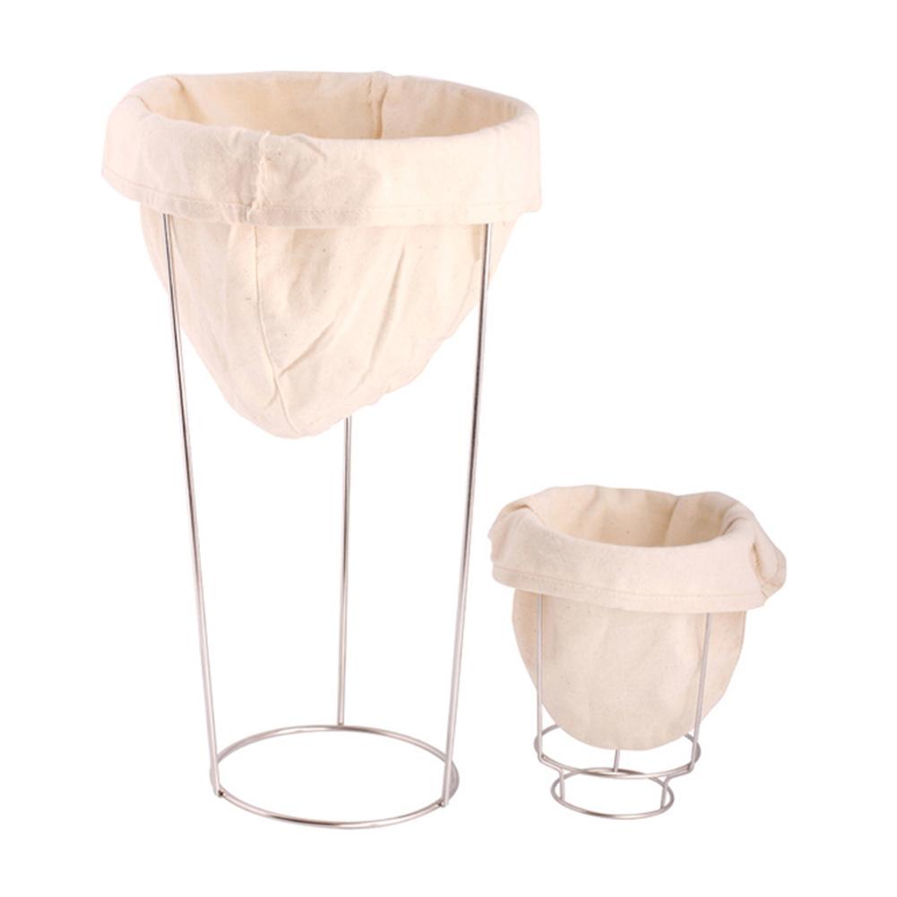 Stainless Steel Filter Cloth and Reusable Strainer Bags for Brewing Rack Designed for For iced Coffee and Broth