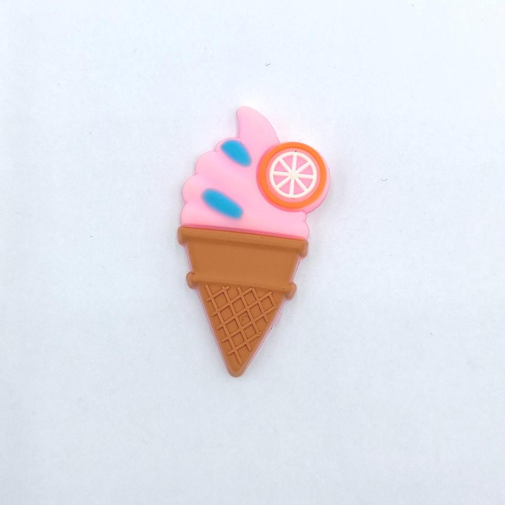 Cartoon Ice Cream Keychain, Phone Case, Hair and Shoe Accessories, DIY Buckles, and Storage Box