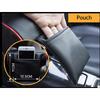 Leather Sponge Car Truck Center Armrest Heighten Pad Storage Bag