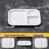Commercial Melamine Divided Canteen Tray