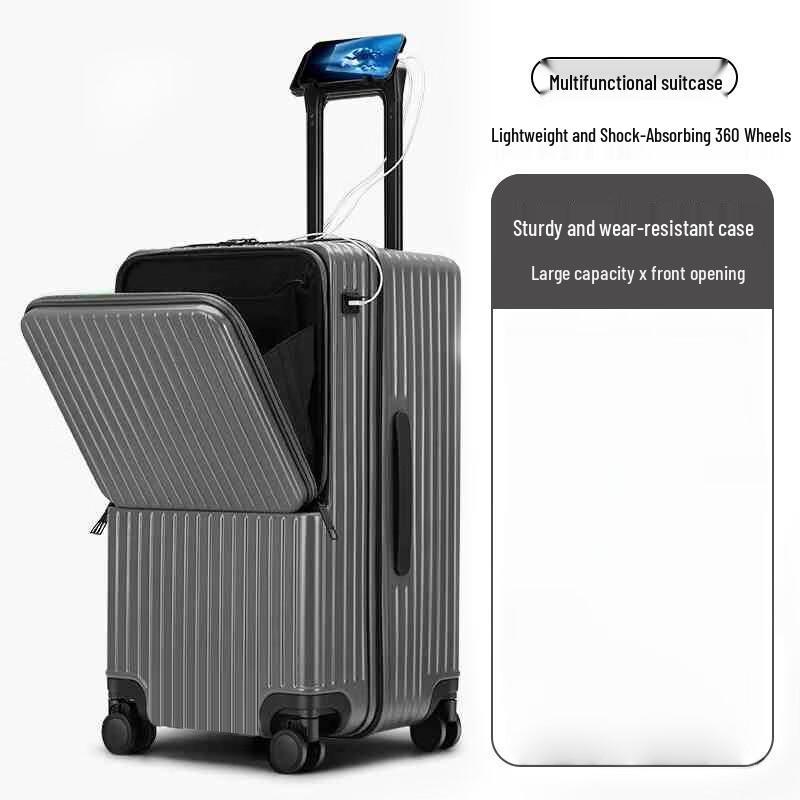 OEING Front-Opening Spinner Luggage 30 inch
