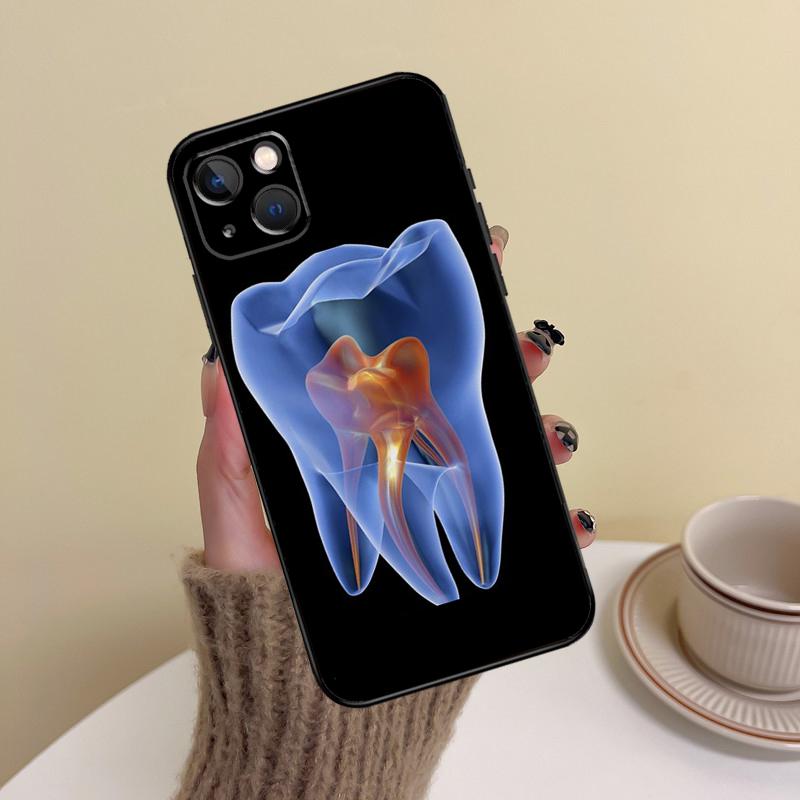 The Dentist Tooth Phone Case For iPhone 15 Pro Max 11 12 13 14 16 17 Pro Max mini Plus 16e 17 Air Cover Funda