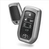 CARMATE Car Key Case Toyota E Carbon Style Gunmetal Lightweight