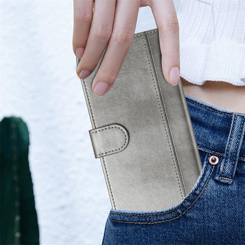 Casing For Samsung Galaxy A3 A320 A5 A520 2017 A6 A7 A750 A8 A530 2018 A25 A35 A55 5G Leather Wallet Pocket Card Slots Flip Case Cover