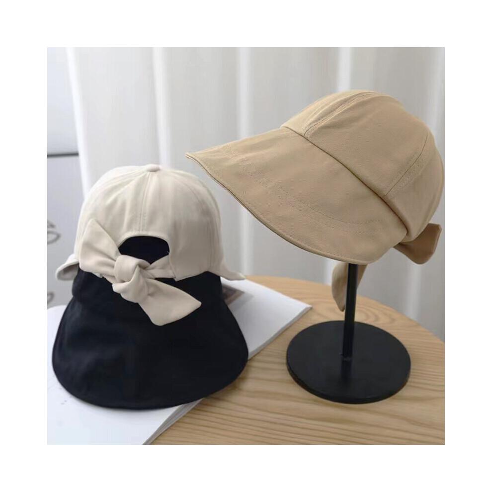 Ladies Sun Hat Summer UV Protection Sun Protection Big Brim Cap Outdoor Travel Gift Fisherman Hats Bucket Hat Women Bow Caps