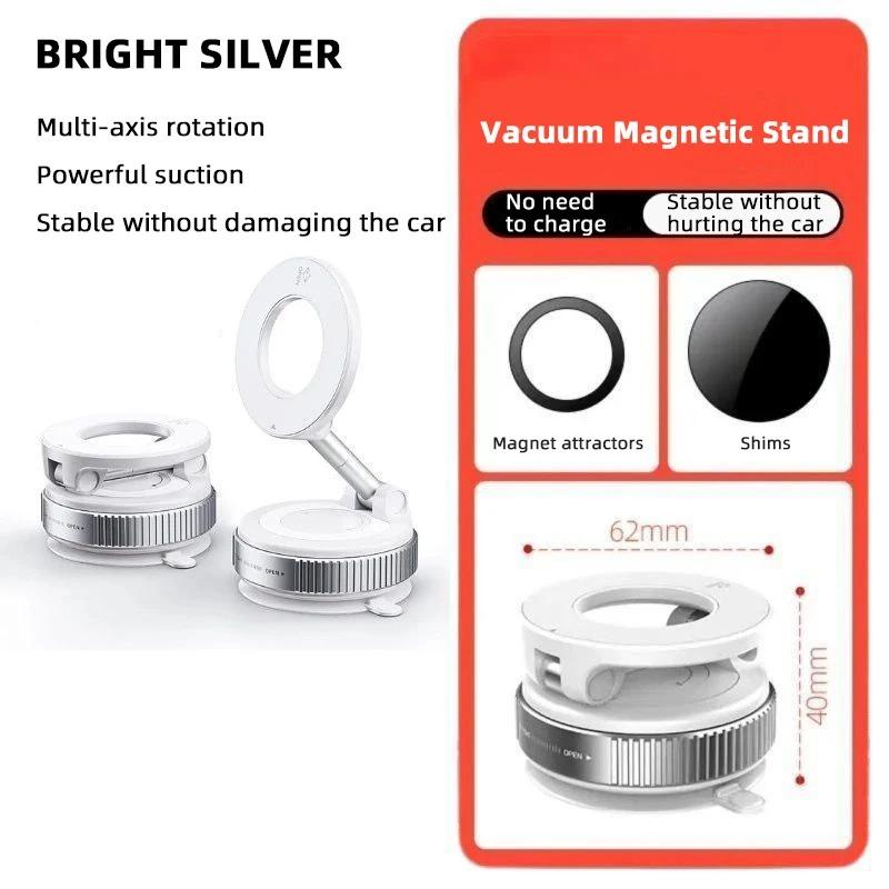 

K007 Magnetic Phone Holder.Three-axis Rotation Designed For Free Adjustment =A Convenient Choice==For Multiple Scenarios белый